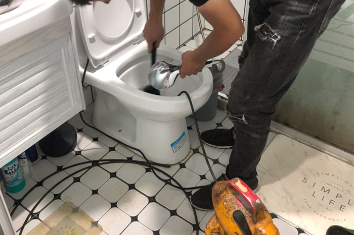 文儒镇疏通下水道